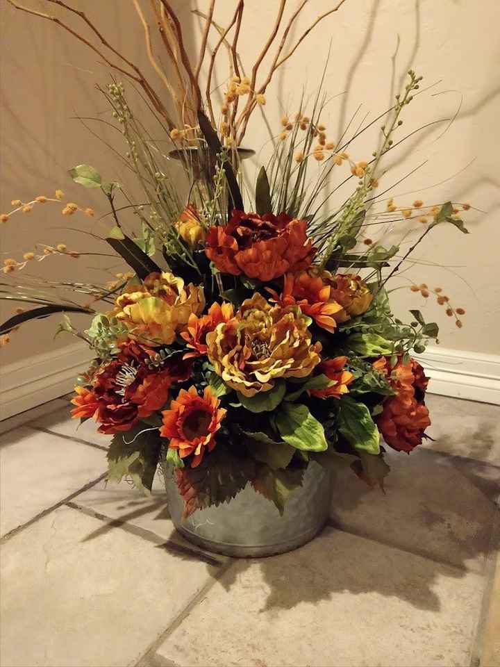 Food table centerpiece