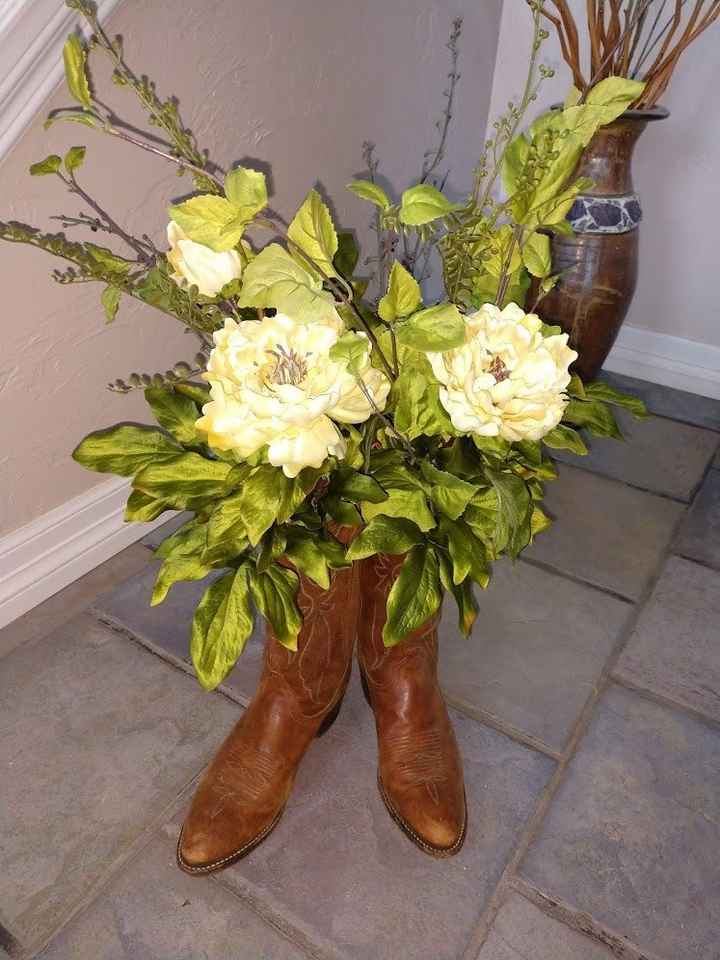 Boots from the thrift store!