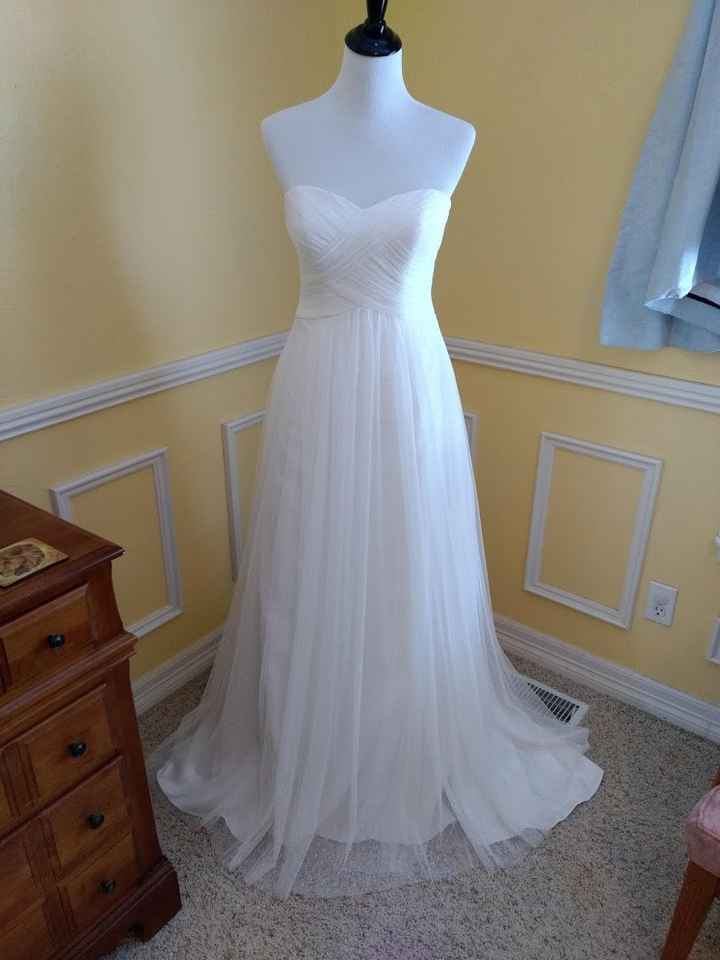 My "thrifty" wedding gown!