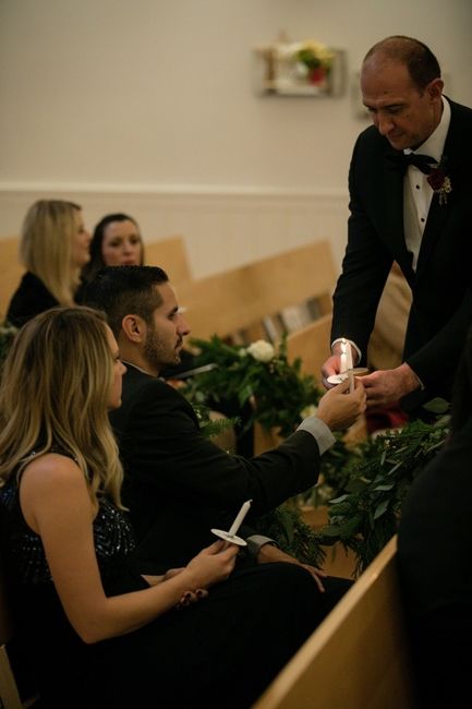 Handheld candle exit vs. sparkler exit 4