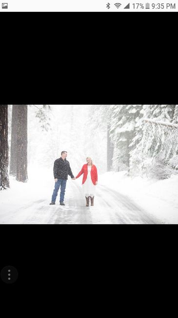 Snow forecast for engagement pictures!! - 2