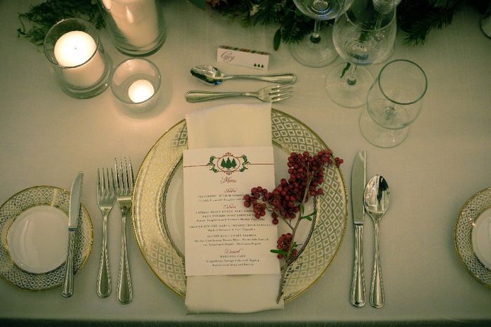 Mixing Gold and Silver - Centerpieces 1