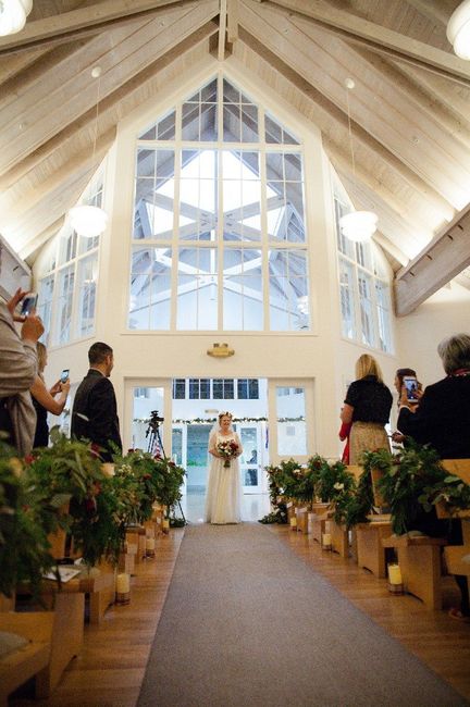 Walking down the aisle alone 1