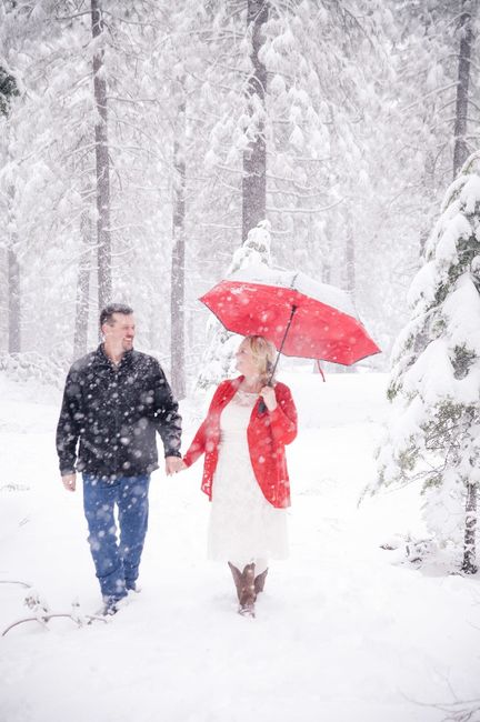 Wedding Photos in snow 4