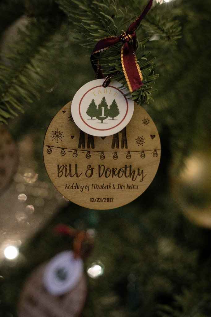 Place cards, escort cards, or seating chart? - 1