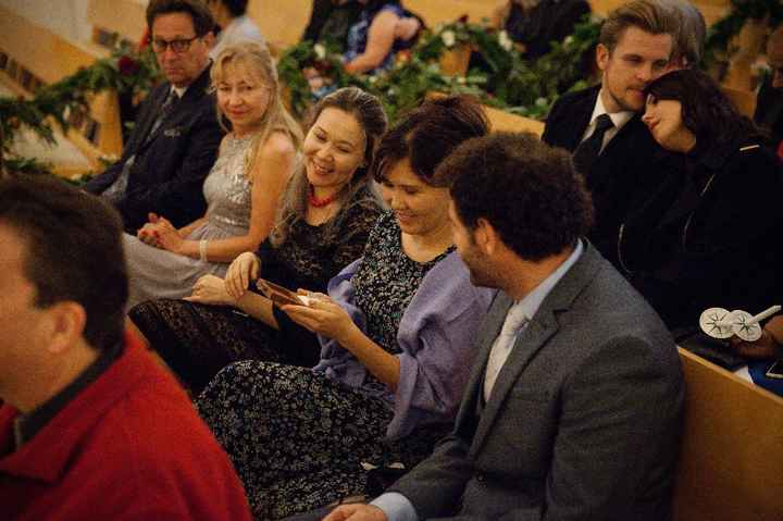Sitting or standing during Ceremony? - 5