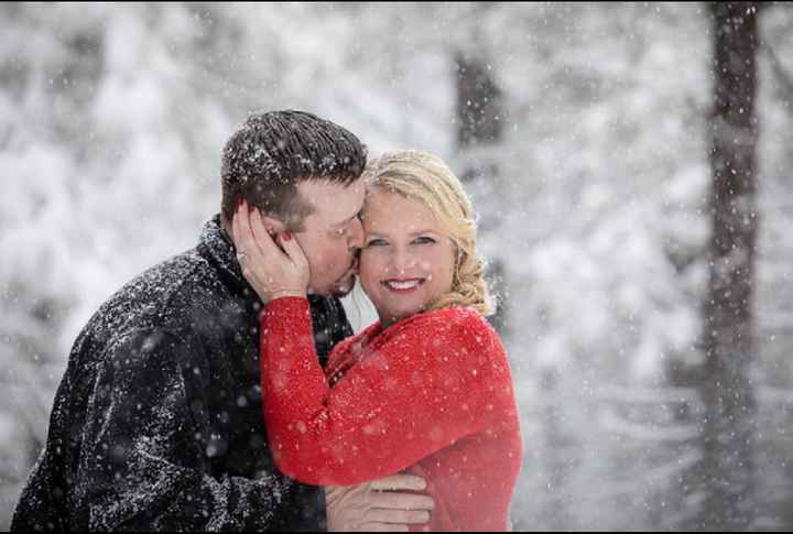 Preparing for engagement pics - 1
