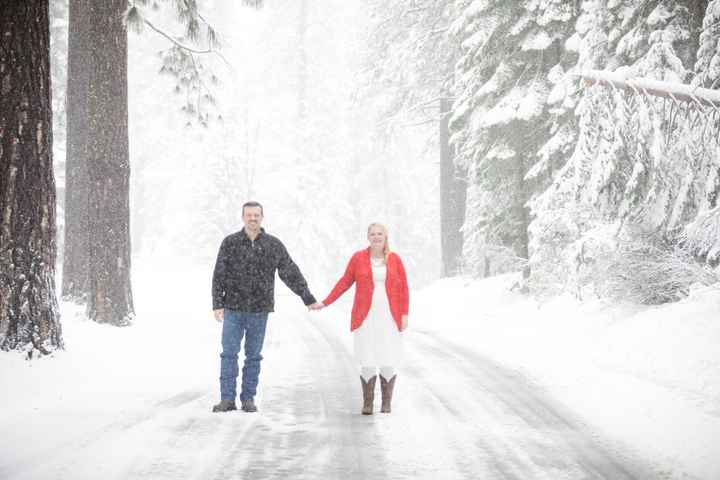 Winter Engagement Photos