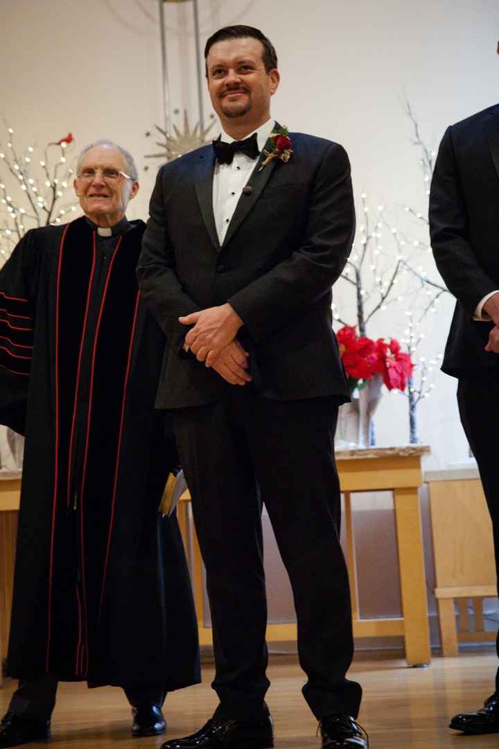 Even though we did a First Look, DH still cried when he saw me walk down the aisle