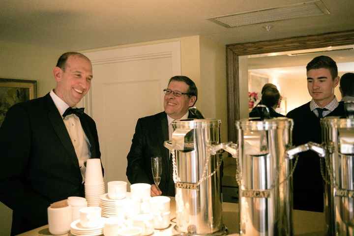 Kitchen in the bridal suite