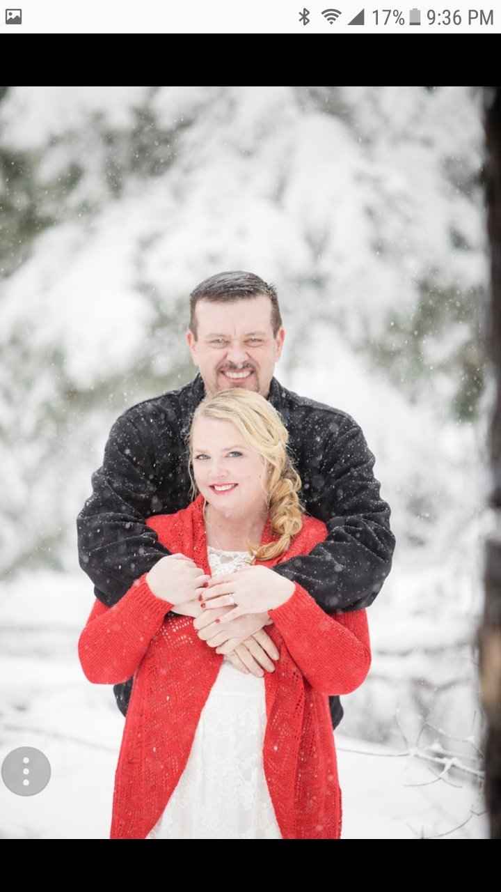 Engagement Pic Nails - 1