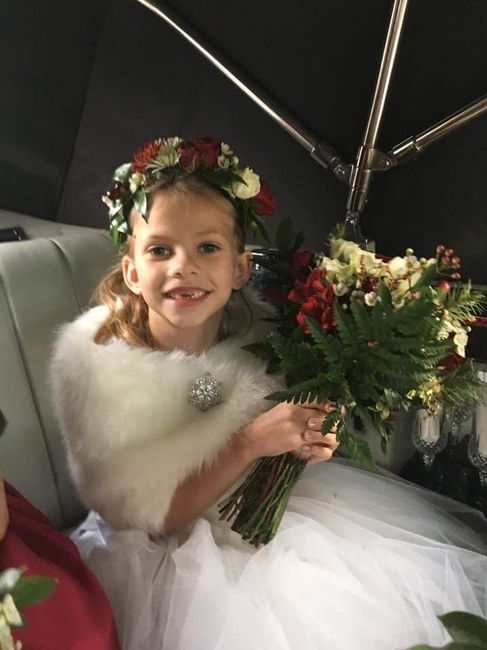 Wearing a faux fur wrap during indoor ceremony? 1