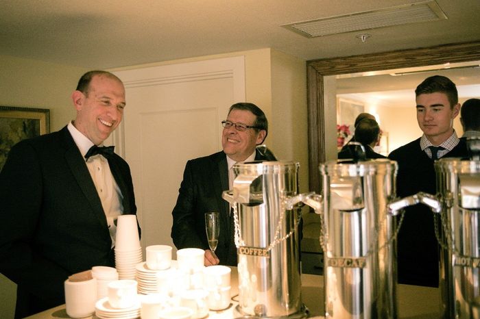 Kitchen in the bridal suite