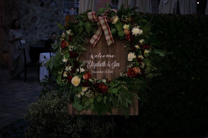 "welcome to our wedding" sign? Or Welcome only - 1
