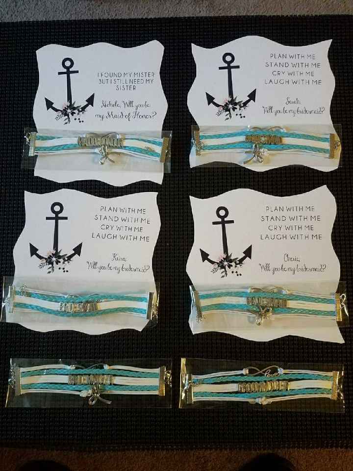 How did you ask your Bridal Party?