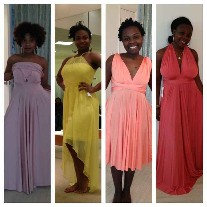 Making Progress..I Ordered Bridemaids Dresses today..finally.. Pics :)