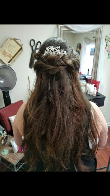 Hair make up trial