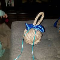 Flower girl and ring bearer props