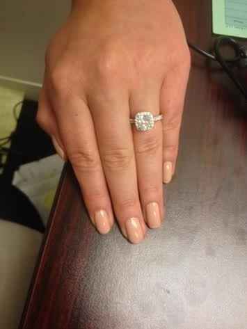Might be rude to ask but how many CT's is your engagement ring? What is average?