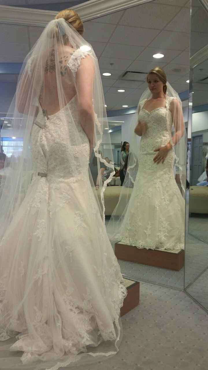 Holy Camoly! I said yes to the dress today!!