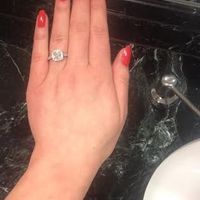 Might be rude to ask but how many CT's is your engagement ring? What is average?