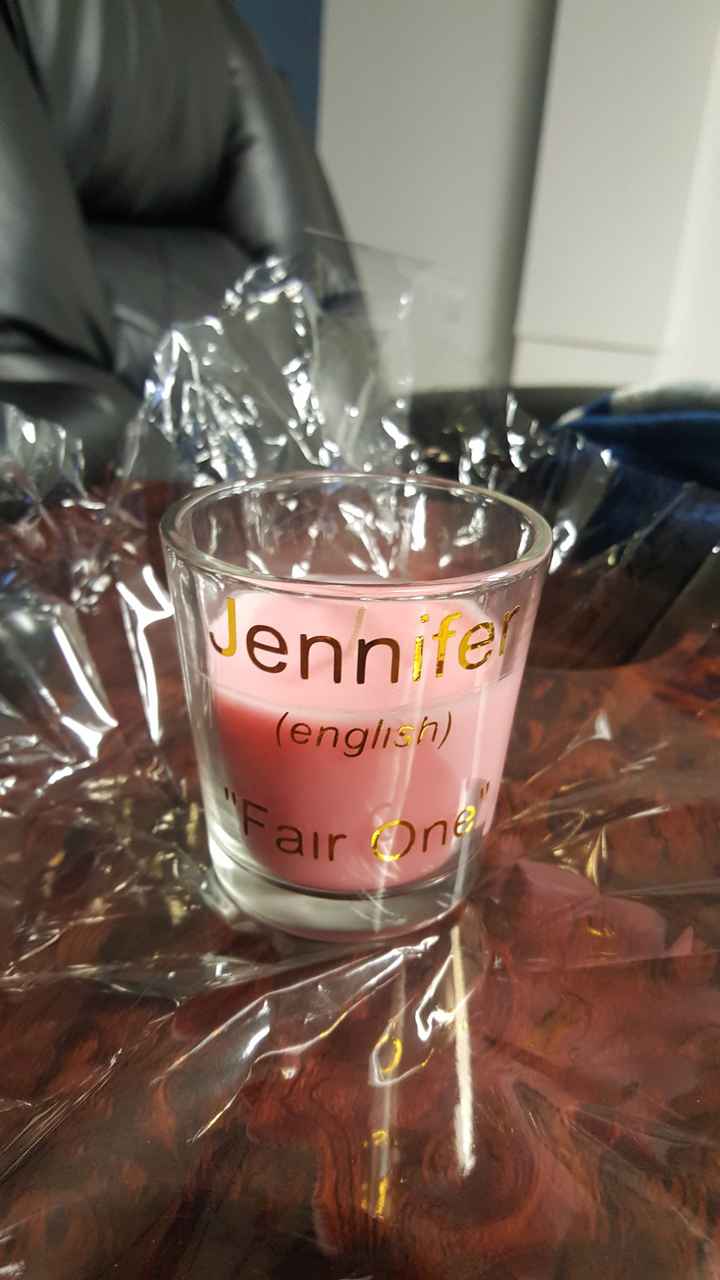 What do you think of my DIY wedding favors?