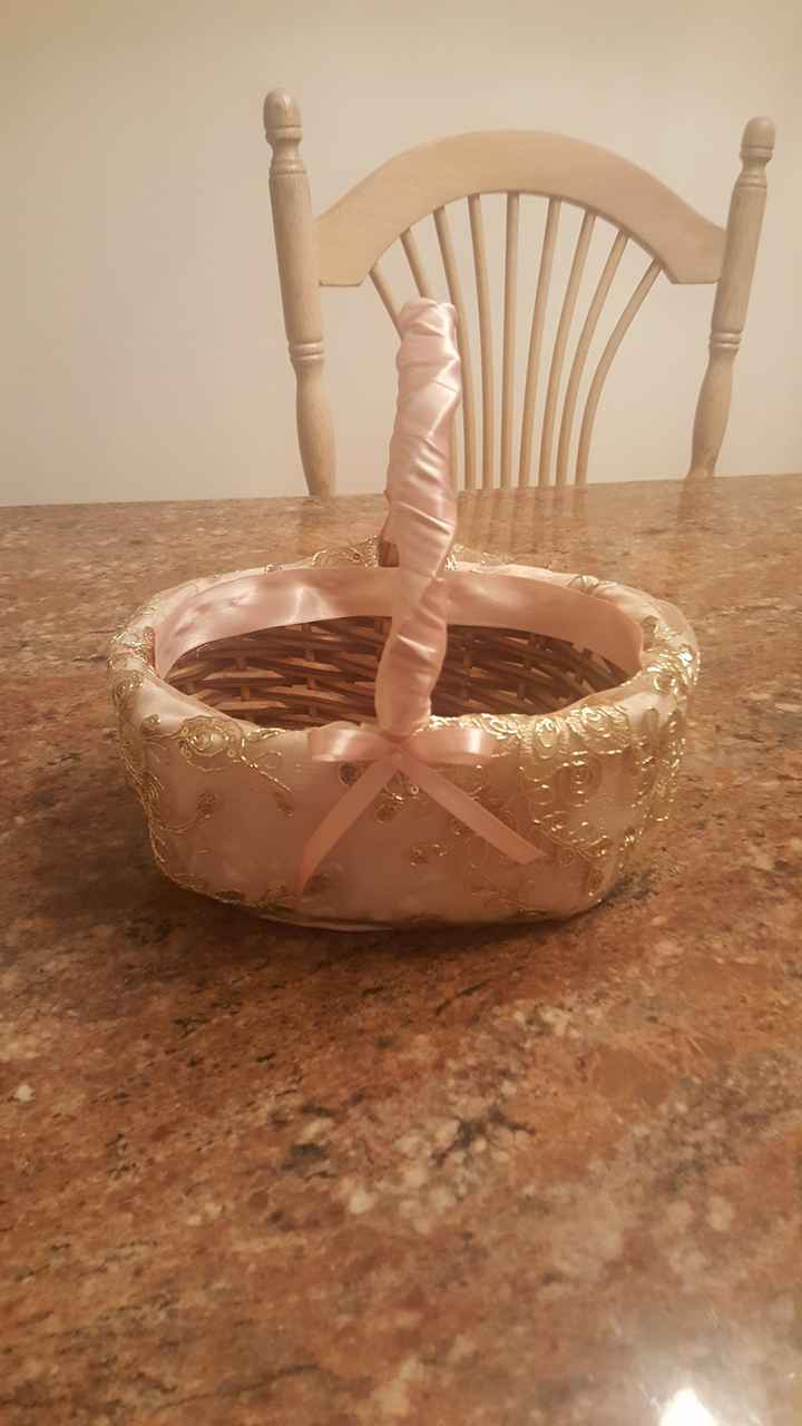 Yesterday was a productive night Basket and Veil