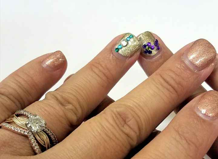 How did you do your nails for you wedding?