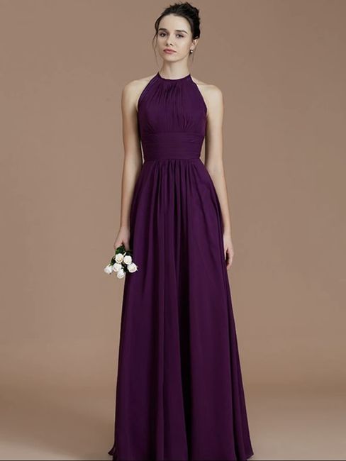 Bridesmaids dressed - 1