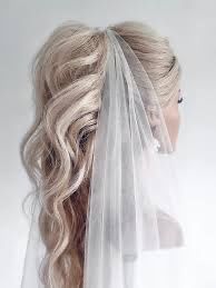 Veil with High Ponytail 3