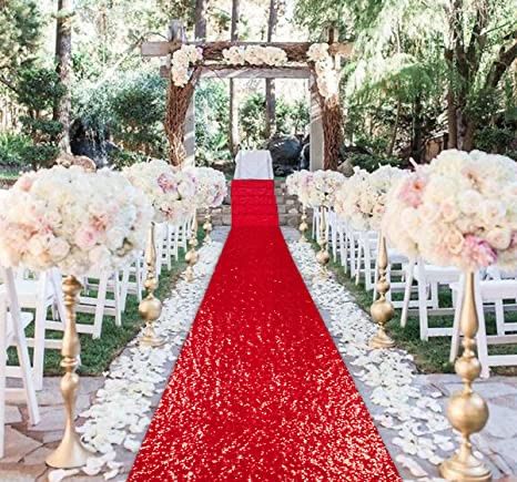 Church Wedding With Red Carpet 7