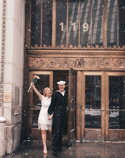 Thinking about a court house wedding. - 1