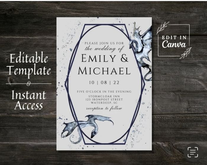Nerdy Elegant/classic wedding style??? - 2