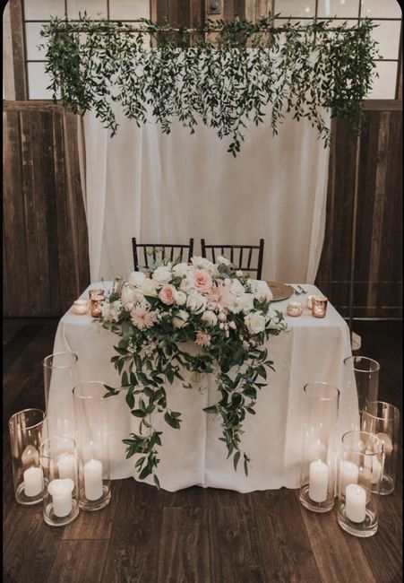 Head table for bride and groom only - 4