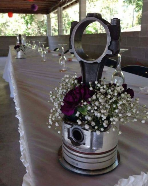 Motorcycle Theme Centerpieces?? 2