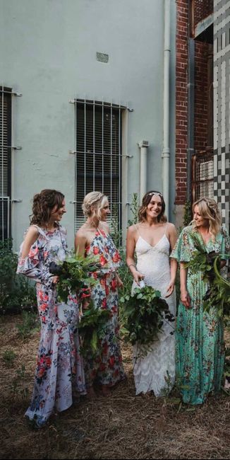 Mismatched floral for 2 bridesmaids? 9