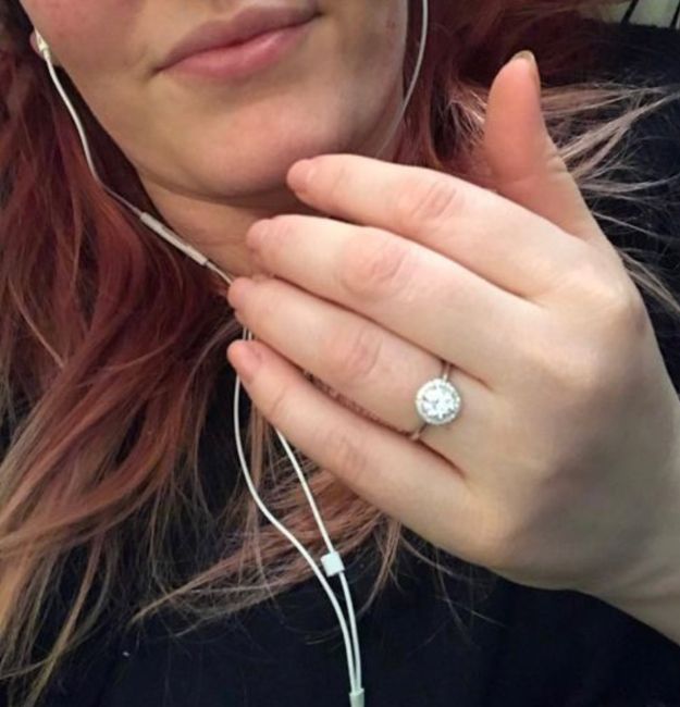 Size 8.5 finger - diamond size? 2