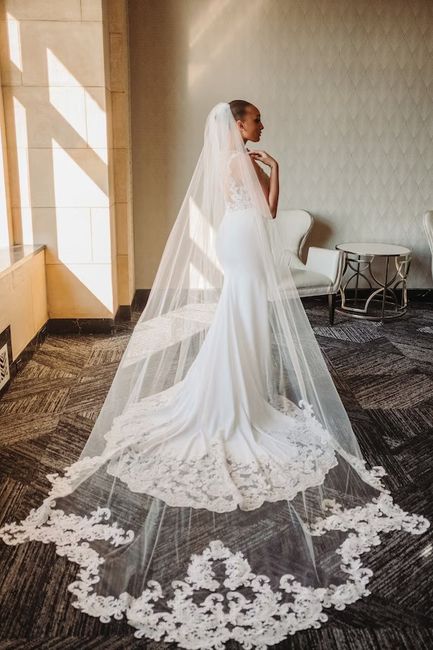 Super long veil or keep what i have… 2