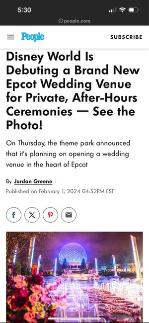For the couples planning Disney weddings! 1