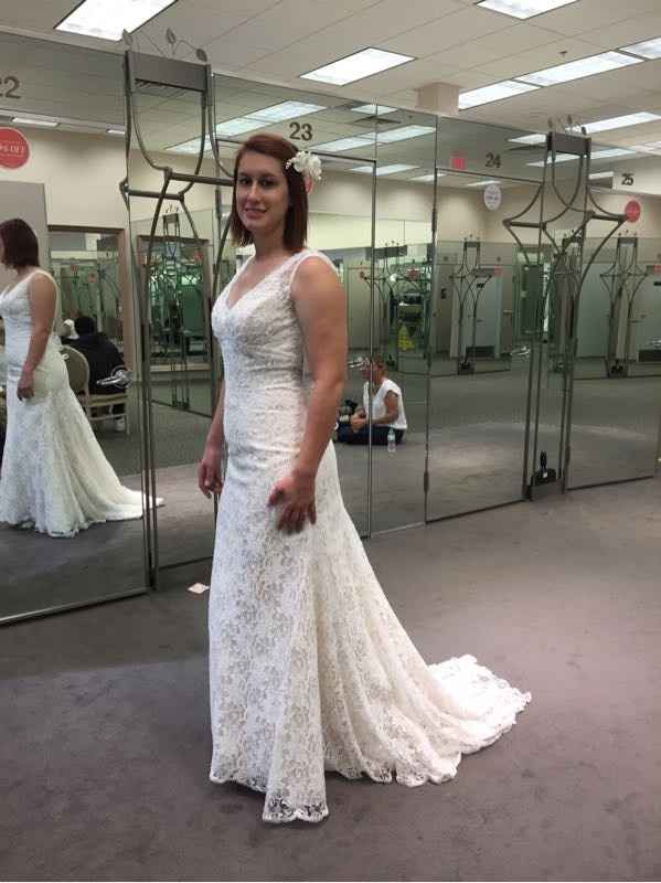 I said yes to the dress...and then cried!