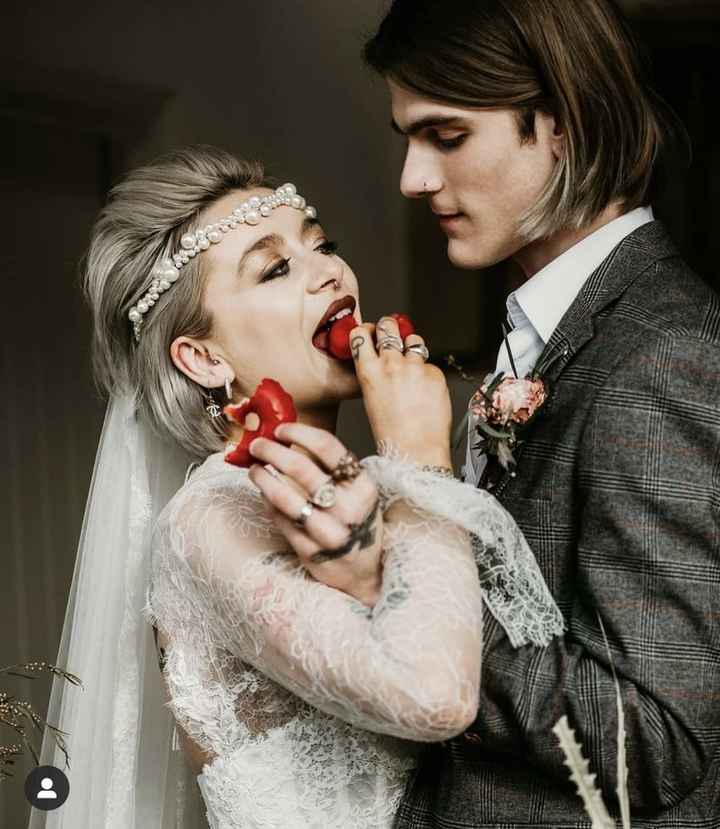 Short hair, long sleeves, and a wedding veil? - 6