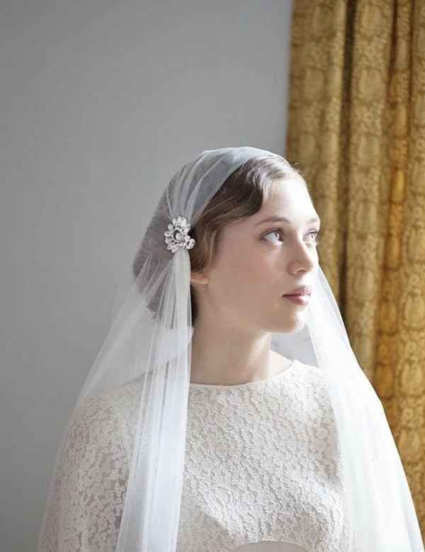 Short hair, long sleeves, and a wedding veil?, Weddings, Wedding Attire, Wedding Forums