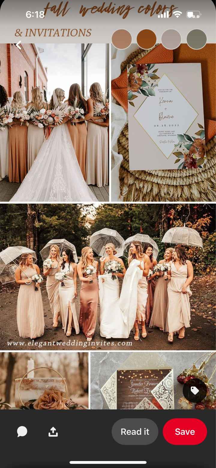 Help!! regretting dress choice because of bridesmaid colours - 2