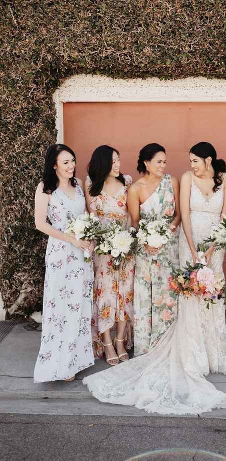 Mismatched floral for 2 bridesmaids? - 11