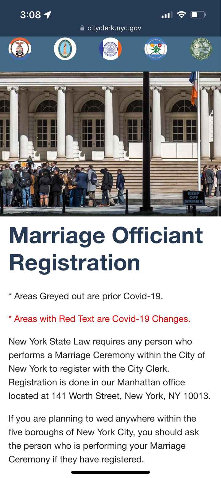 Friend performing cermony - 1