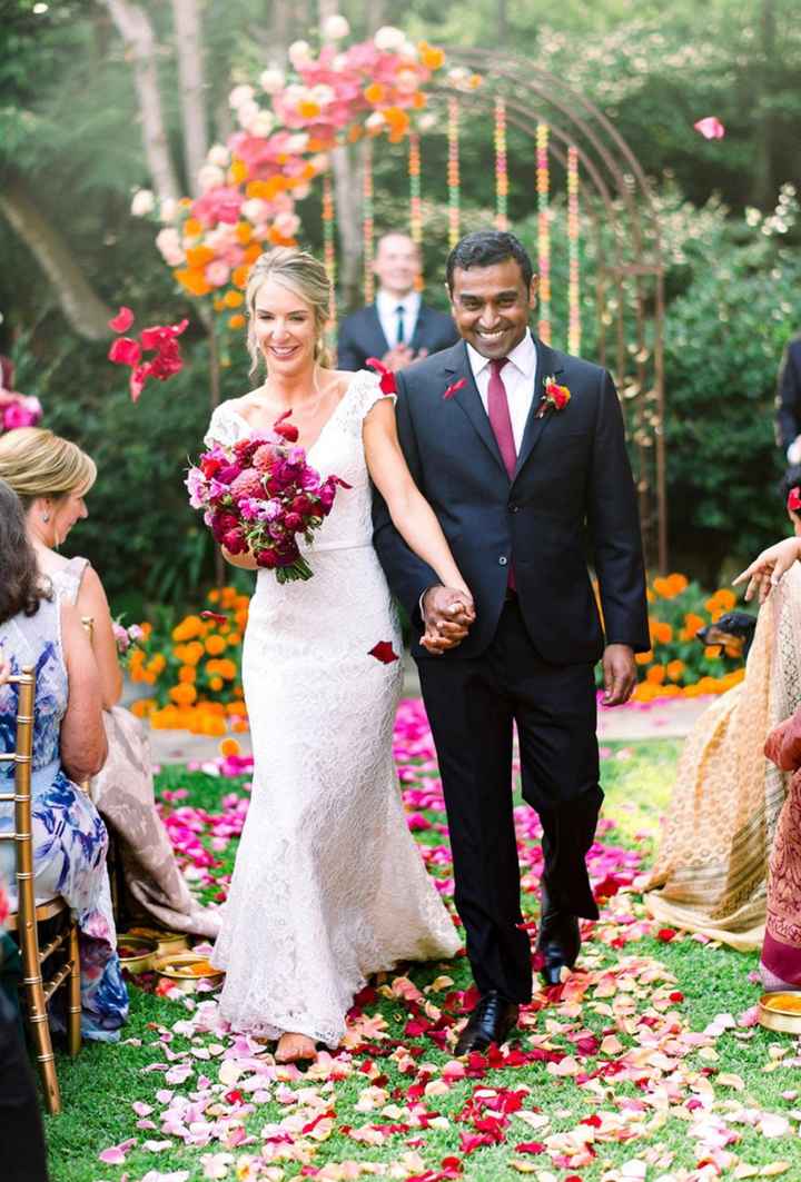 Western bride who wants to wear a white wedding dress to Hindu ceremony - 7