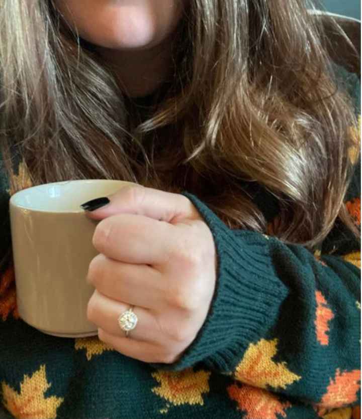 Size 8.5 finger - diamond size? - 1