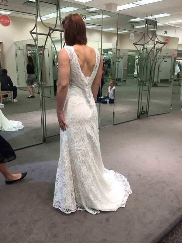I said yes to the dress...and then cried!