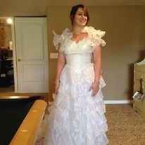 Who wore their mom's dress?