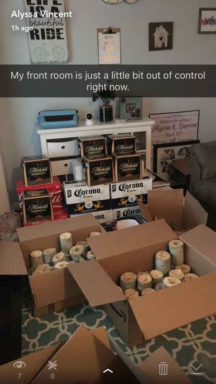 Where is everyone storing their wedding attire and other stuff?